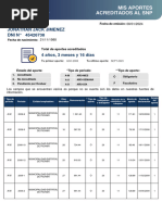 Reporte Aportes Con Estado de Acreditación