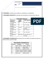 Exercicios 6°ano Pronomes Respostas (Correto)