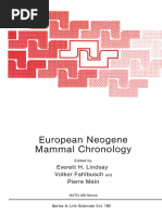 1989 European Neogene Mammal Chronology