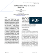 Optimization of Differential Delay in NGSDH Networks: R.Krishnamoorthy