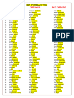 Iregular Verbs