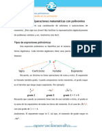 Lección 1.1 - Operaciones Matemáticas Con Polinomios