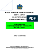 Materi Pelatihan Berbasis Kompetensi Sektor Listrik Sub Sektor Instalasi Pemanfaatan Tenaga Listrik