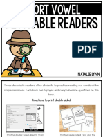 Short Vowel Decodable Readers LM