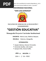 El Proyecto Curricular Institucional-1