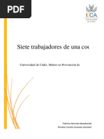 Siete Trabajadores de Una Cooperativa Productora de Champiñones