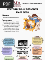 Trabajo Sobre La Historia de La Farmacia en El Perú