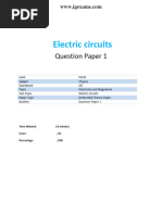 43.1-Electric Circuits-Cie Igcse Physics Ext-Theory-Qp