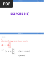 Matrices - 3 (B)