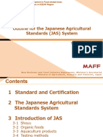 Outline For The Japanese Agricultural STD