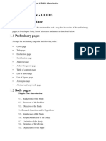 Thesis Report Writing Guide