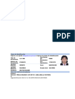 Datos de Identificación RENIEC