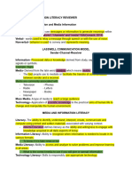 Media and Information Literacy Reviewer