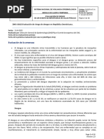 Evaluación de Riesgo de Dengue en República Dominicana (RD) 2022