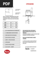 Fracino Coffee Machines - Installation Plan