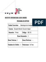 Metodologia de La Investigacion Trayecto 2 Periodo 1