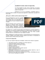 Dia Mundial Lucha Contra Depresion 13 de Enero