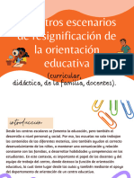 Resignación de La Orientación Educativa