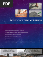 Dosificacion de Morteros