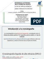 Cromatografía Liquida de Alta Eficacia HPLC