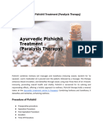 Ayurvedic Pizhichil Treatment 