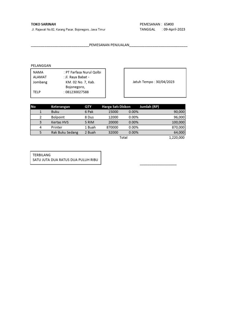 Kwitansi Atk | PDF