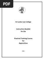 Practical Training Course - Booklet 2023