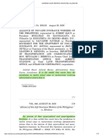 Alliance of Non-Life Insurance Workers v. Mendoza