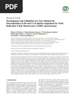 Beltran Development and Validation of A New Method For Determination of PB and CR in Marine Organisms by TXRF