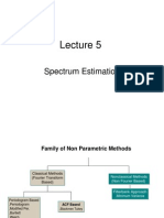 Spectral Estimation Modern