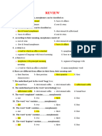 Review Morpho Midterm