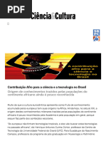 Transversal Contribuição Afro para A Ciência e A Tecnologia No Brasil - Revista