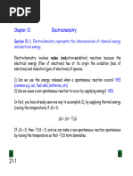 Electrochemistry