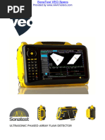 Sonatest Veo Specifications Spec Sheet 2h04