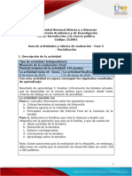 Guía de Actividades y Rúbrica de Evaluación - Fase 5 - Socialización