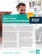 Flyer - Design - Innovation Management - Vollzeit