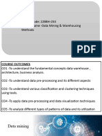 Data Mining and Warehouse