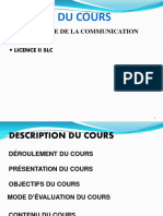 Syllabus Philosophie de La Communication SLC