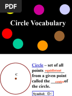 Circle Vocabulary