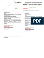 Criterios de Evaluación Matemáticas CUARTO Perído Grado Tercero