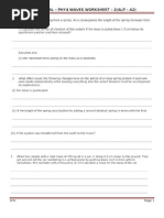 Waves Worksheet - 2 (AL)