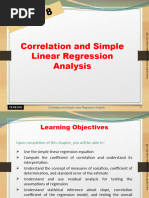 Correlation & Simple Linear Regression