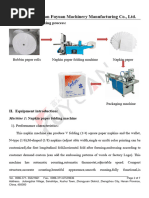 Specifications Details of 330mm Napkin Machine and Packaging Machine