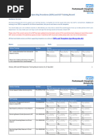 Policies SOPs and GCP Researcher Training Record - V5.0 27 Sept 23