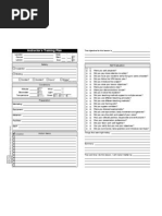 Instructor Training Plan