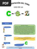 Uso de La S, C, Z