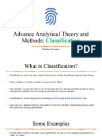 L05 - Advance Analytical Theory and Methods - Classification