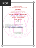Tax and Revenue Generation - Pub315