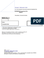 Maths Mock 4, Paper 2 (3004)