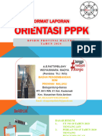 Format Laporan Orientasi PPPK